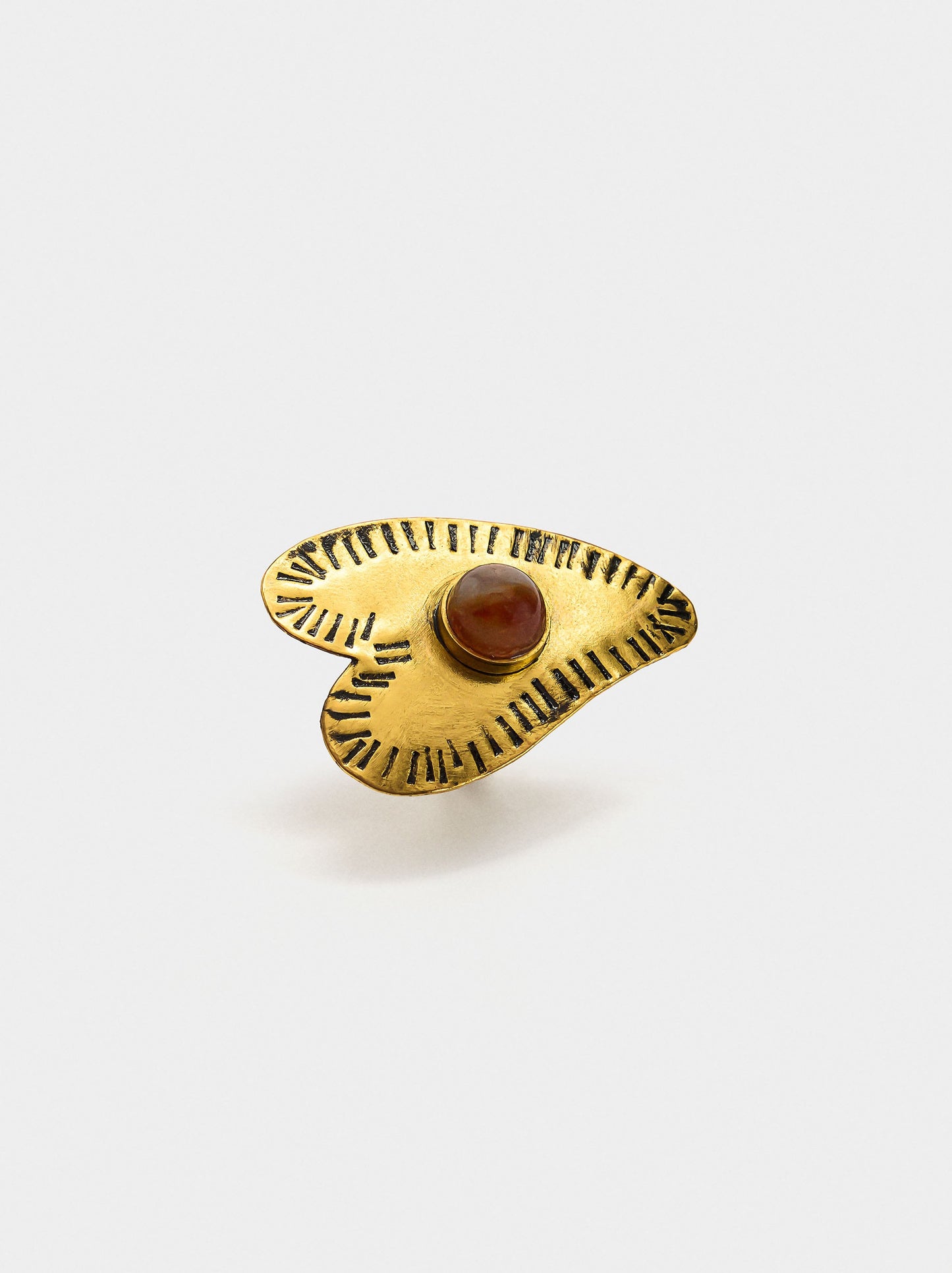 Heart Ring With Stone