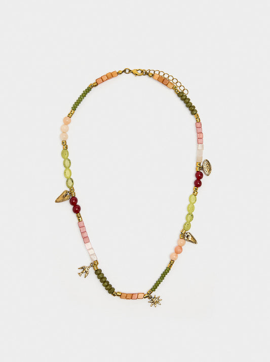 Necklace With Multicolor Stones