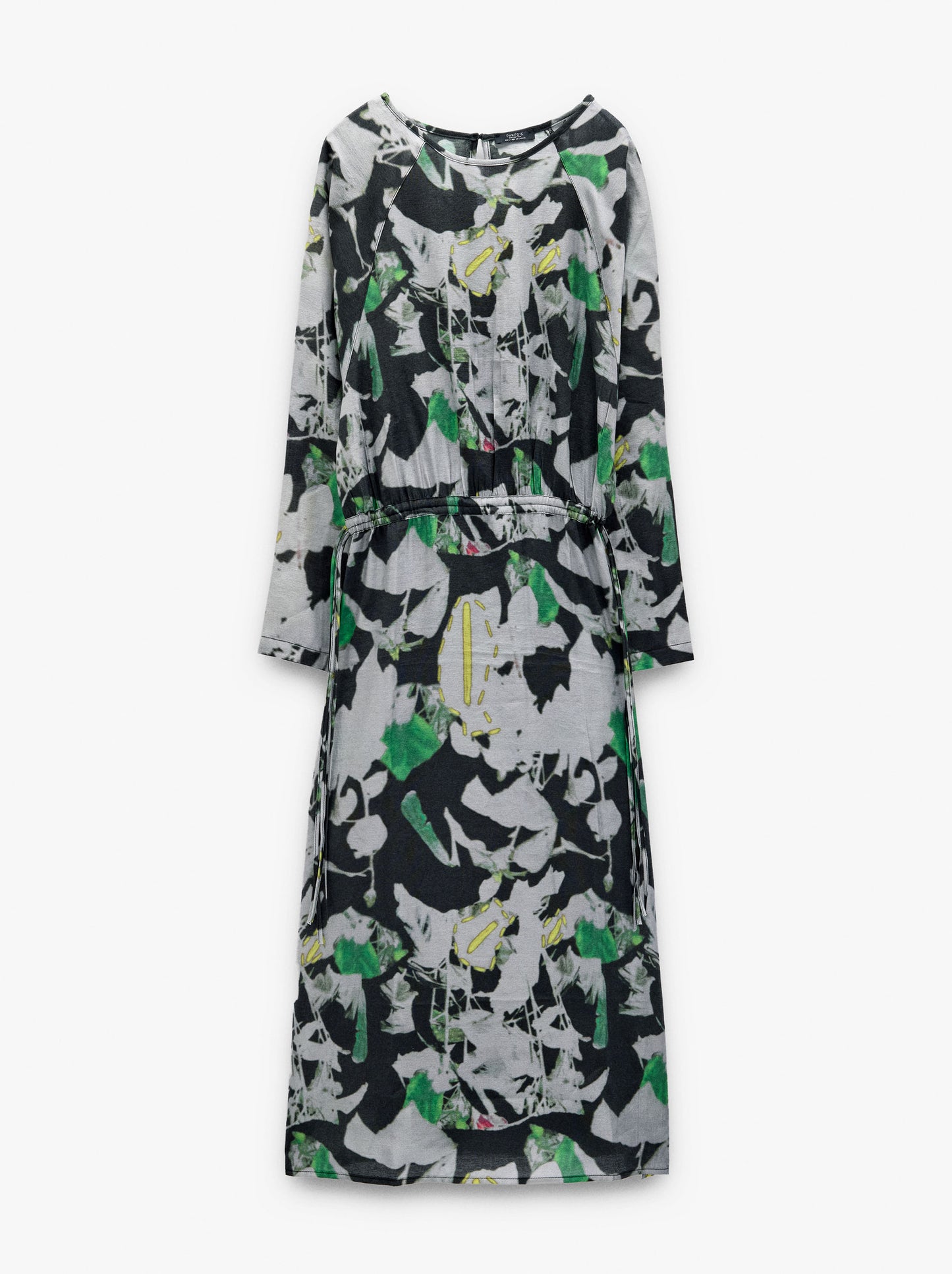 Printed Floral Midi Dress