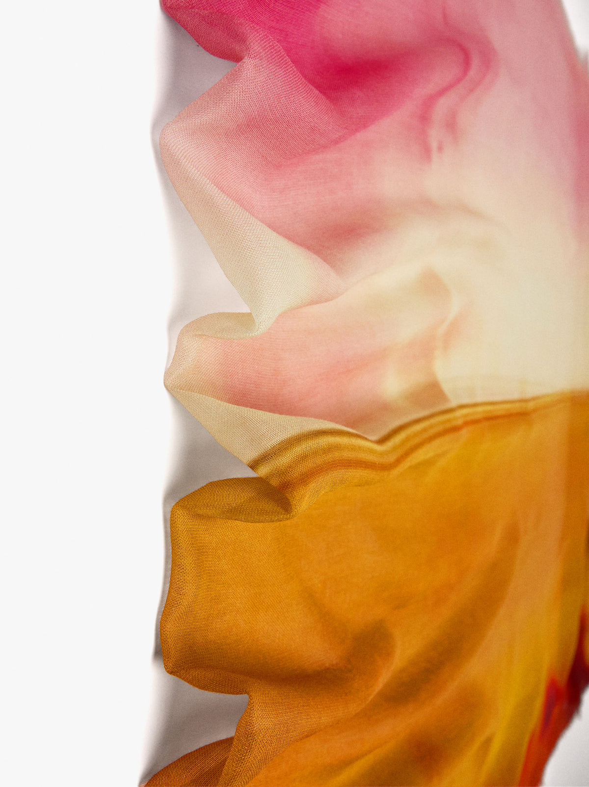 Printed Scarf With Cotton