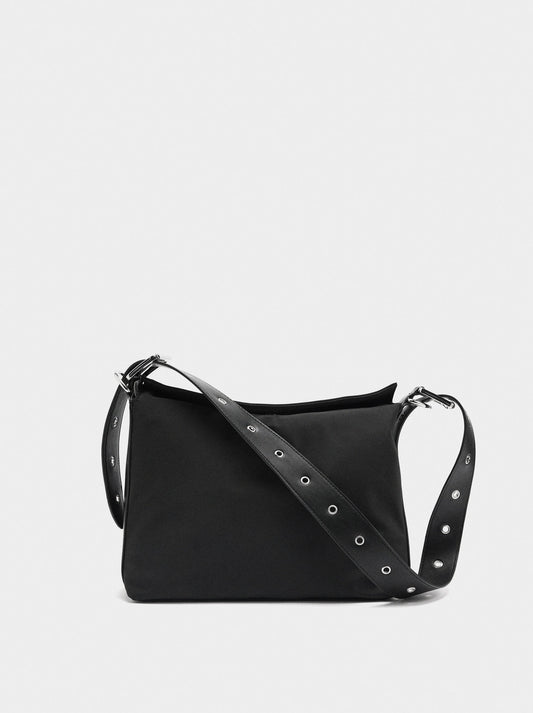 Plain Nylon Shoulder Bag