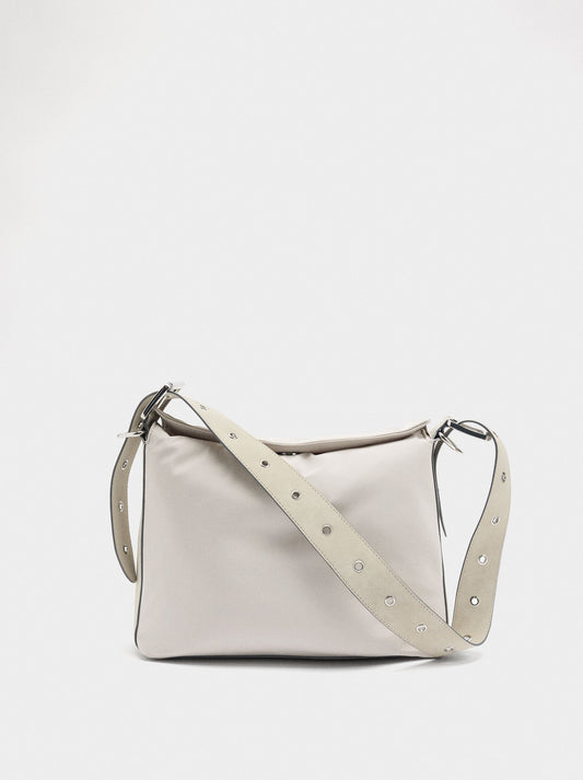 Plain Nylon Shoulder Bag