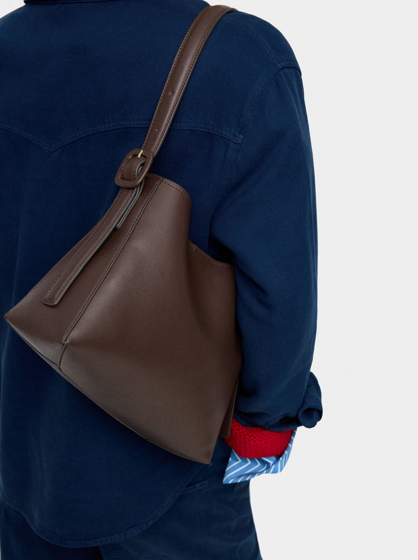 Plain Shoulder Bag