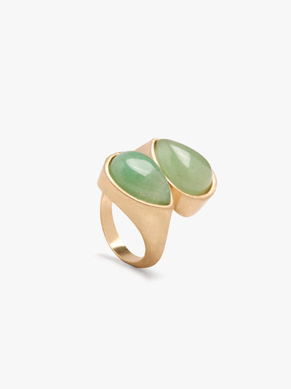 Open Ring With Stones