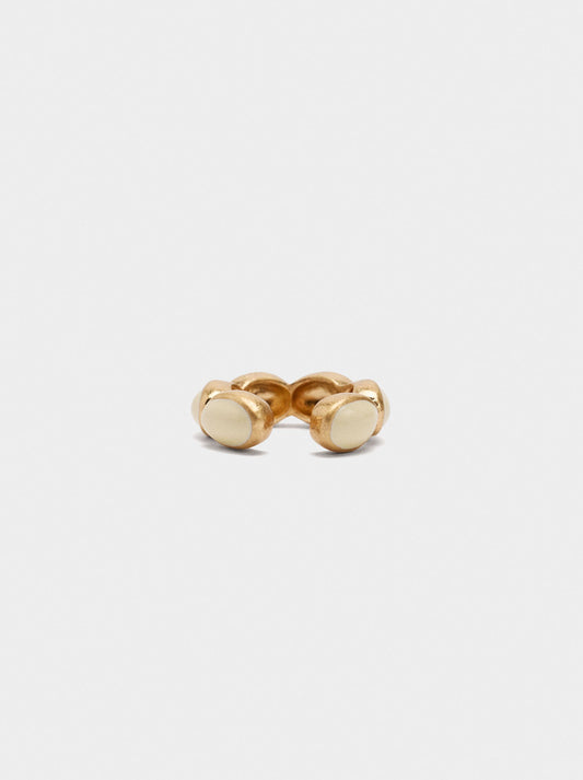 Oval Ring With Resin