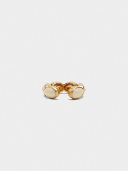 Oval Ring With Resin