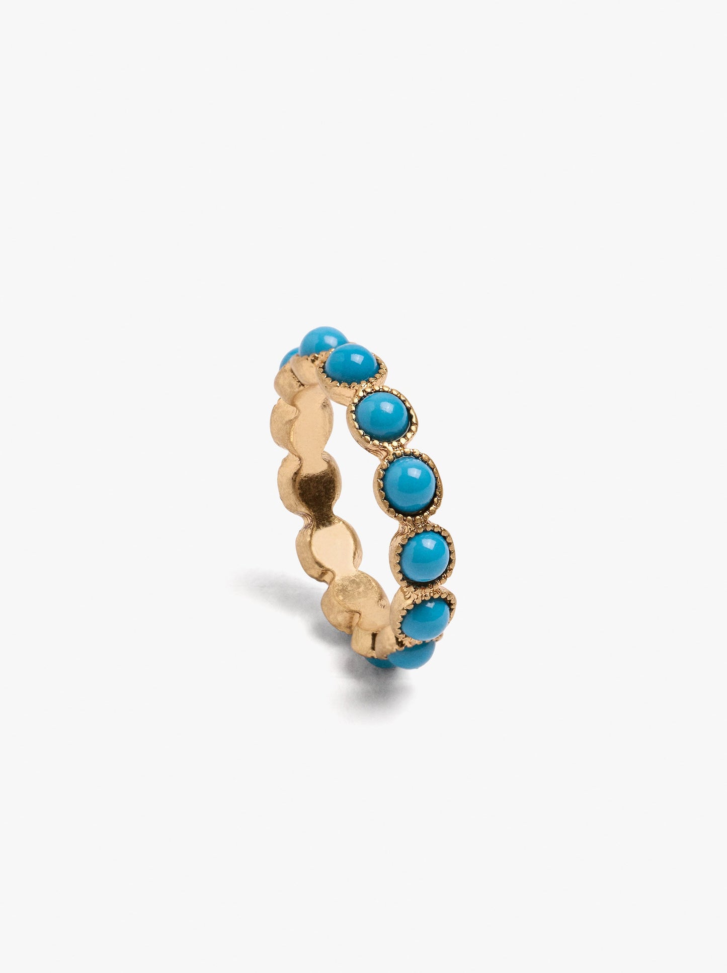 Ring With Hemispheres