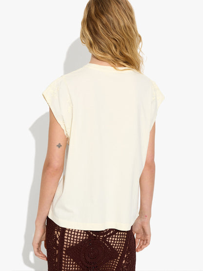 Cotton T-Shirt With Embroidery