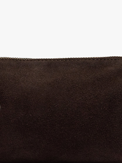 Elongated Leather Crossbody Bag