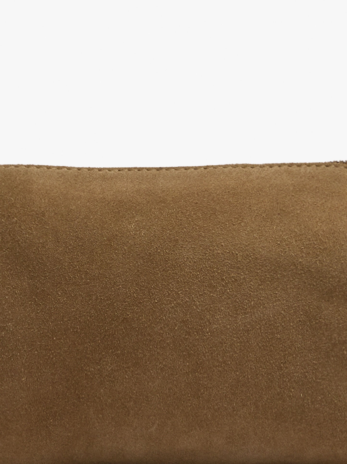 Elongated Leather Crossbody Bag