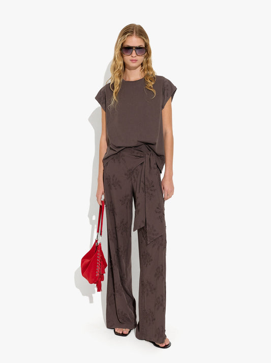 Trousers With 100% Cotton Embroidery