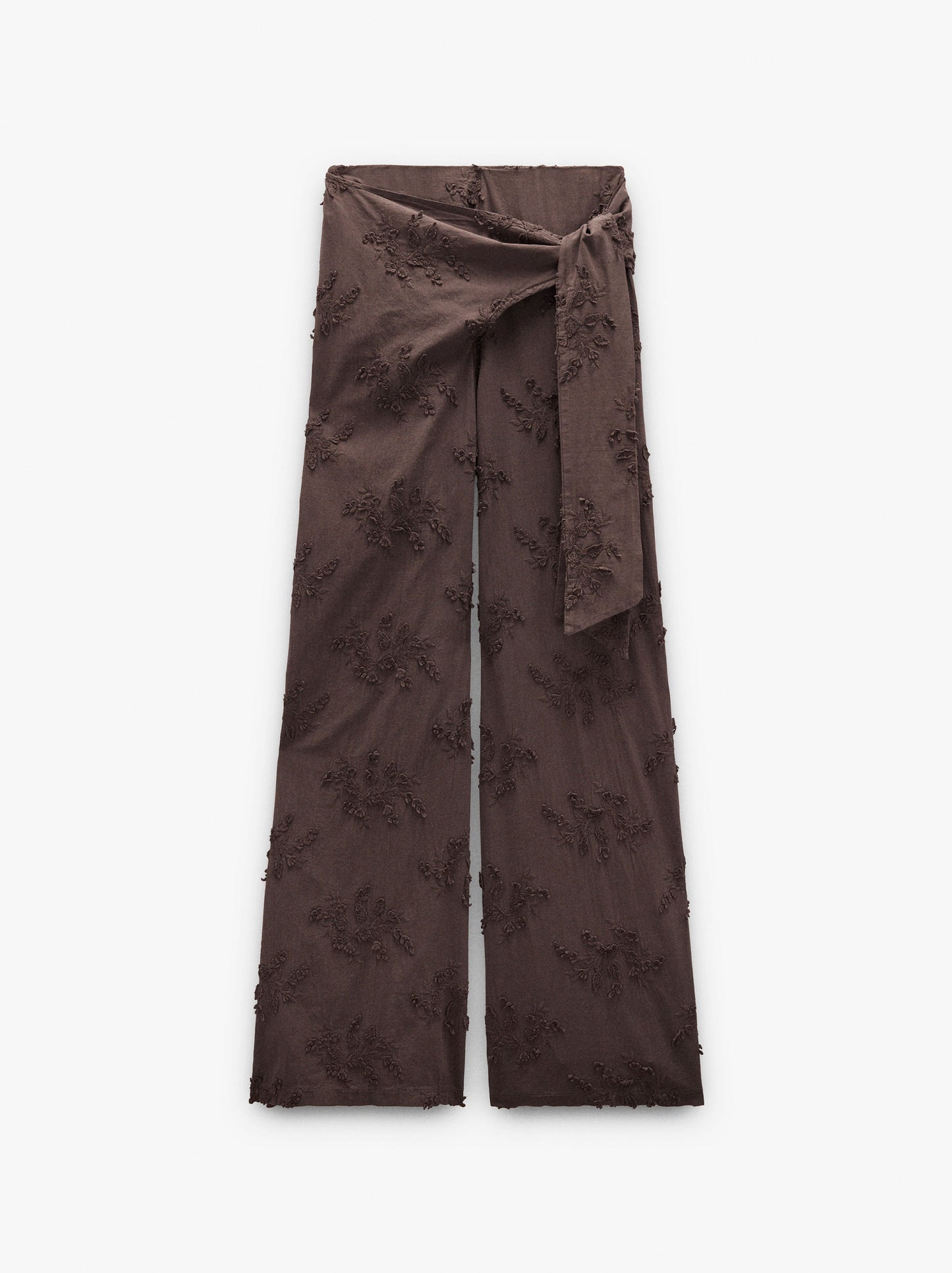 Trousers With 100% Cotton Embroidery