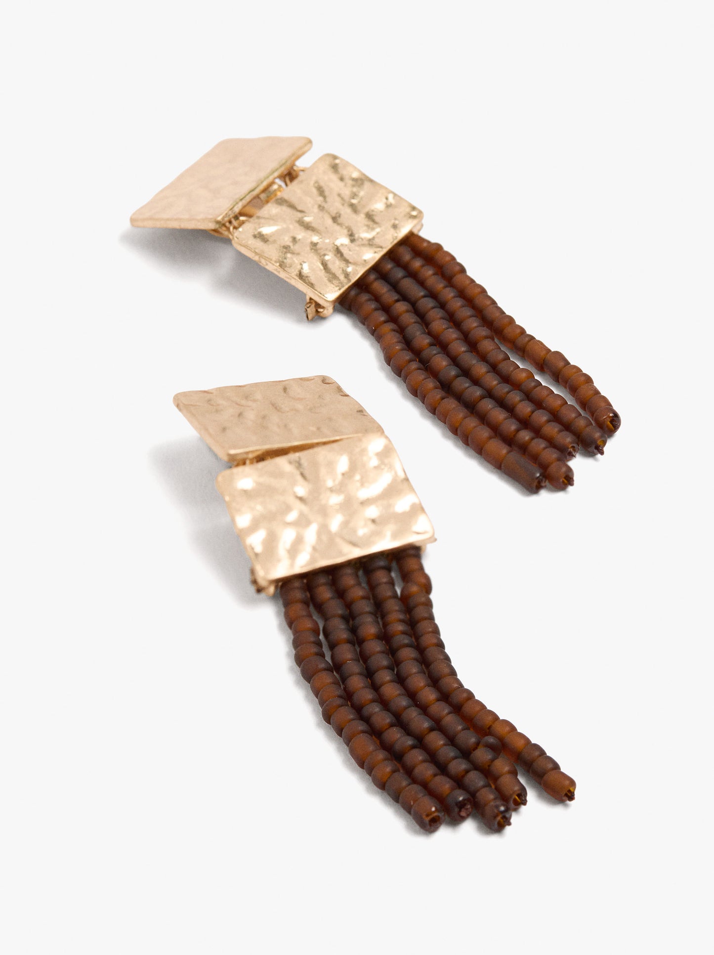 Long Earrings With Glass Beads