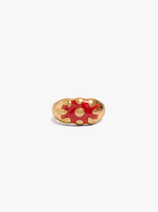 Ring With Colour Detail