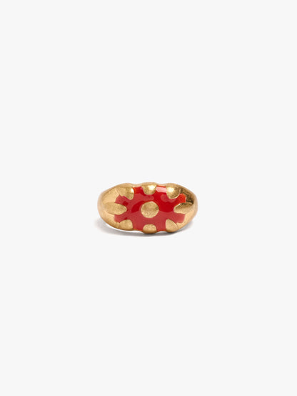 Ring With Colour Detail