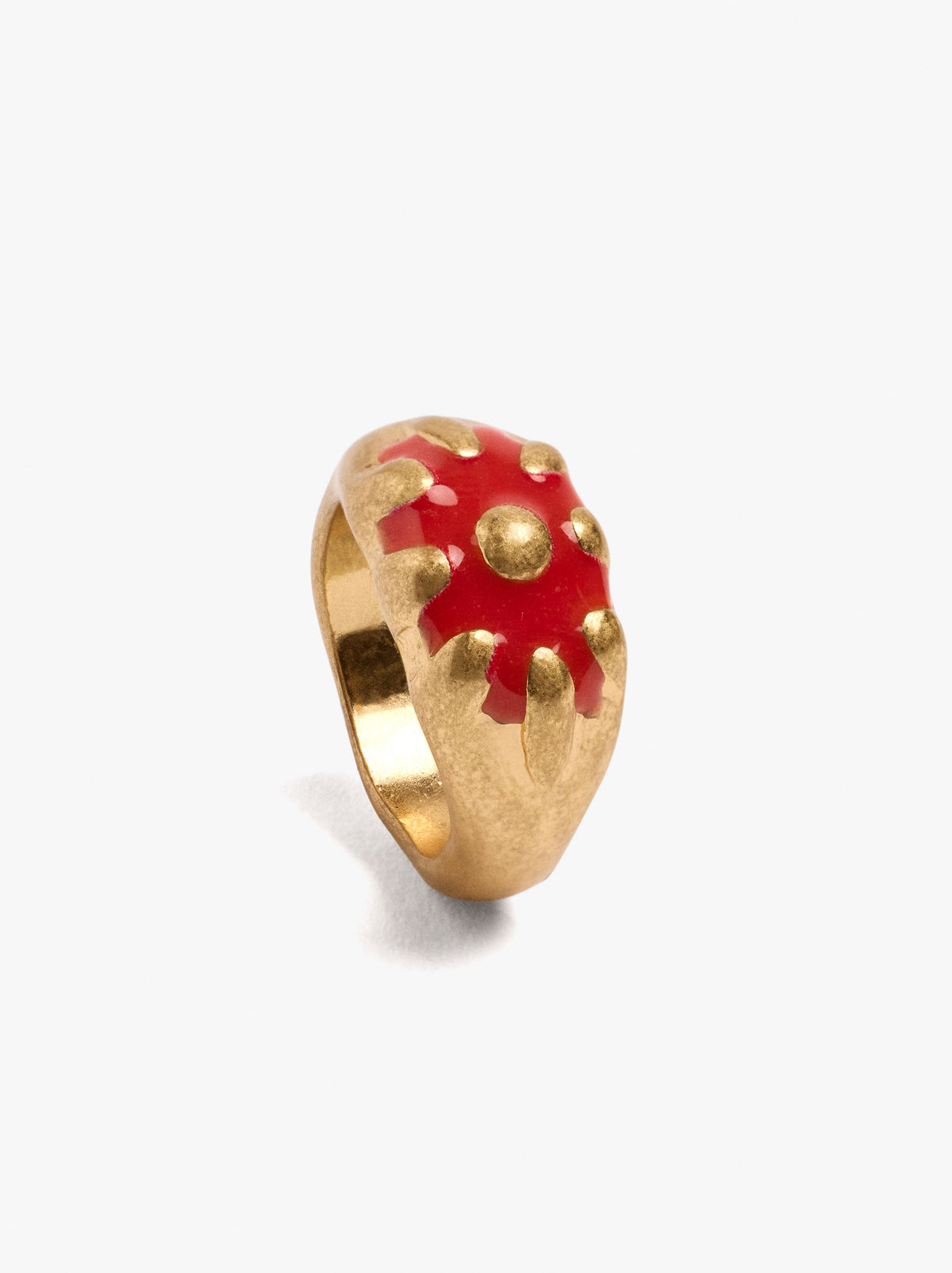 Ring With Colour Detail