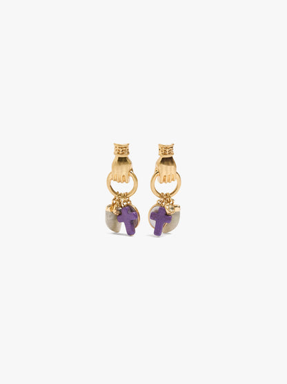 Earrings Cuffs And Stone Pendants