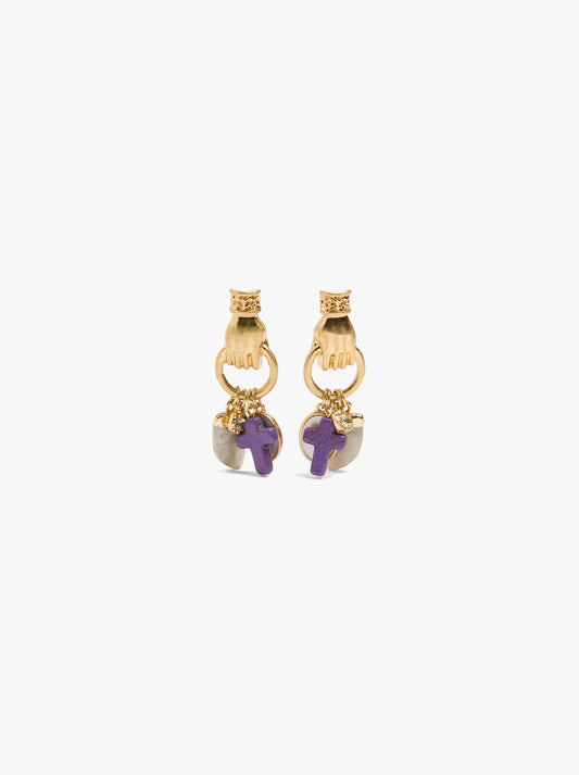 Earrings Cuffs And Stone Pendants