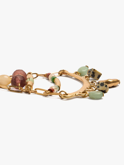 Triangle Earrings With Stones