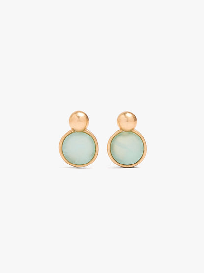 Short Round Earrings