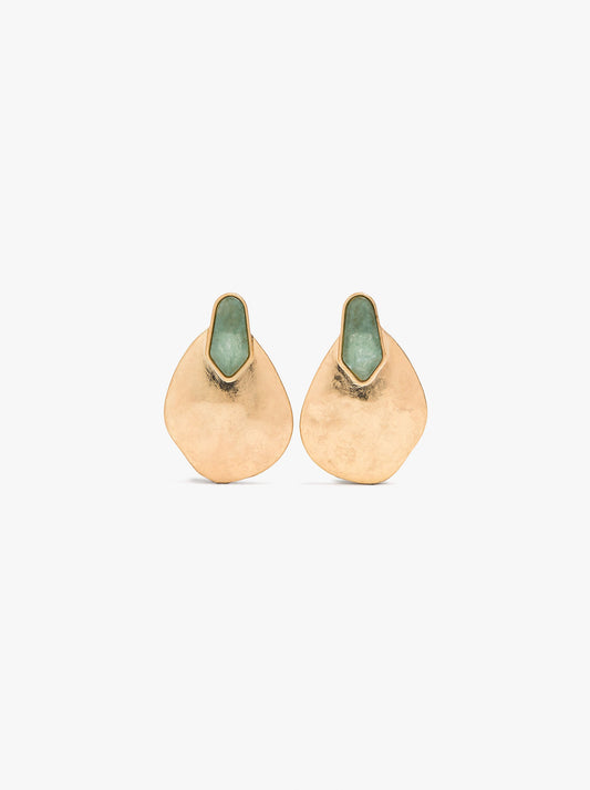 Irregular Earrings With Stones