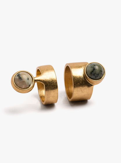 Set Of Rings With Stones