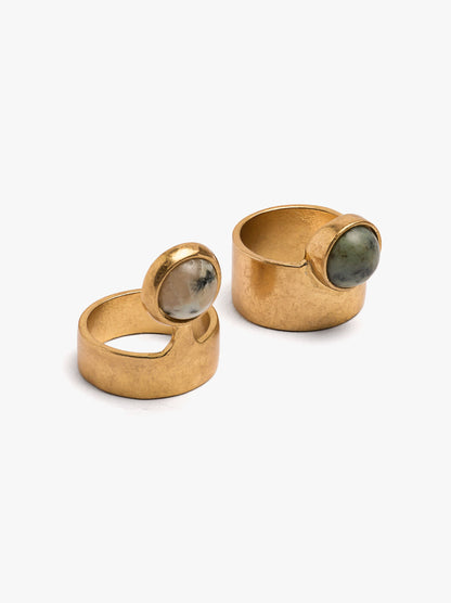 Set Of Rings With Stones