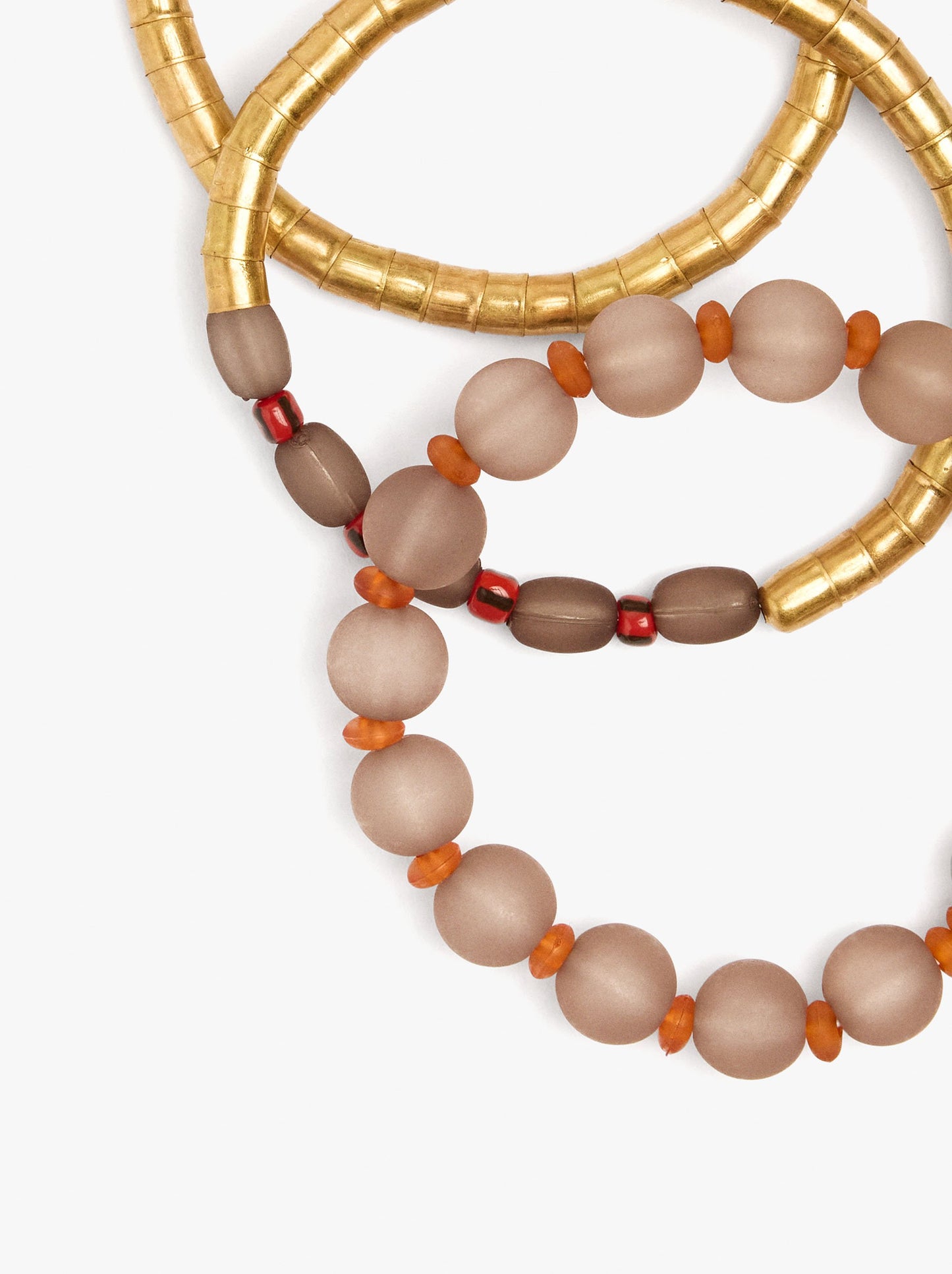 Set Of Bracelets With Beads