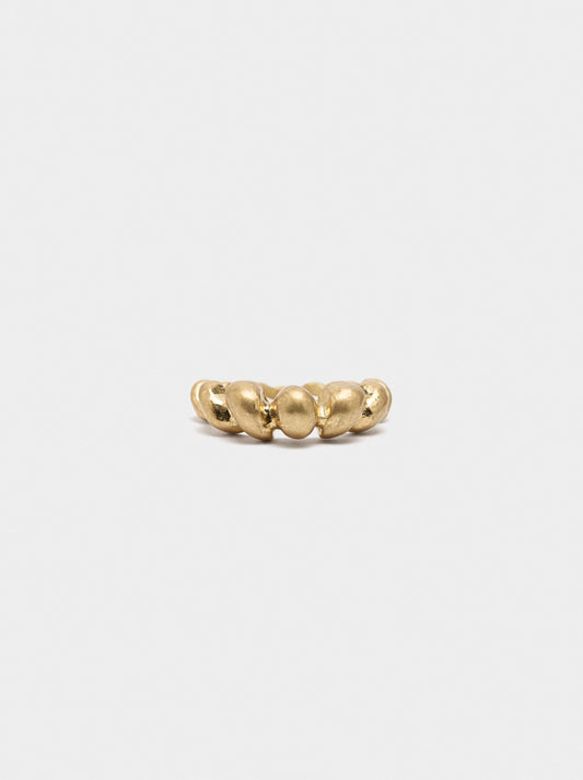 Ring With Rounded Reliefs