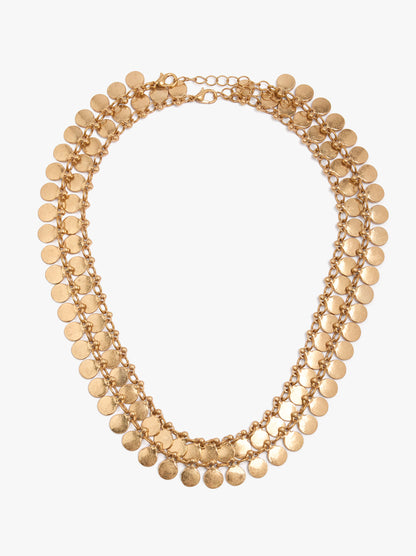 Set Of Short Necklaces With Medals