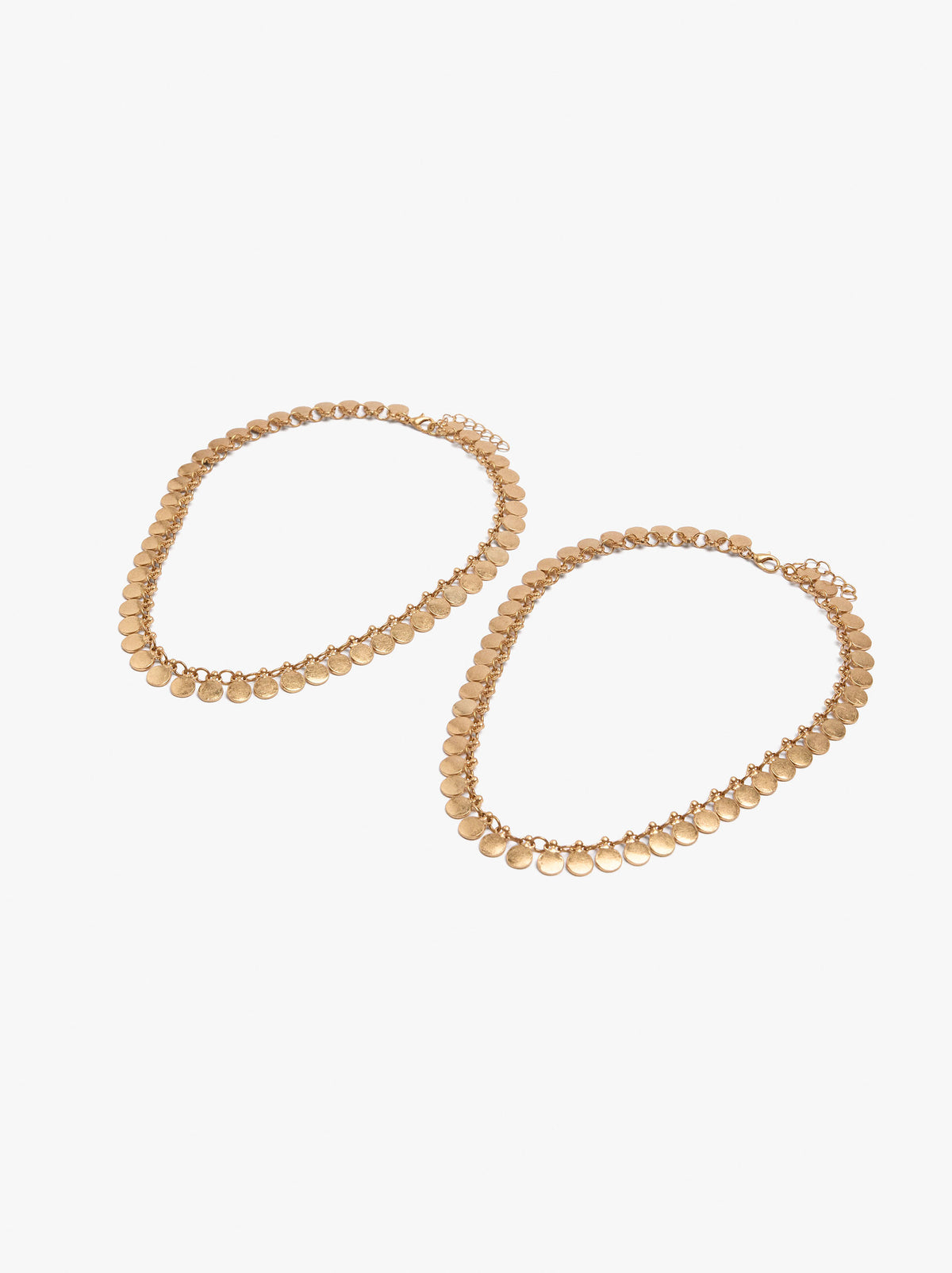Set Of Short Necklaces With Medals