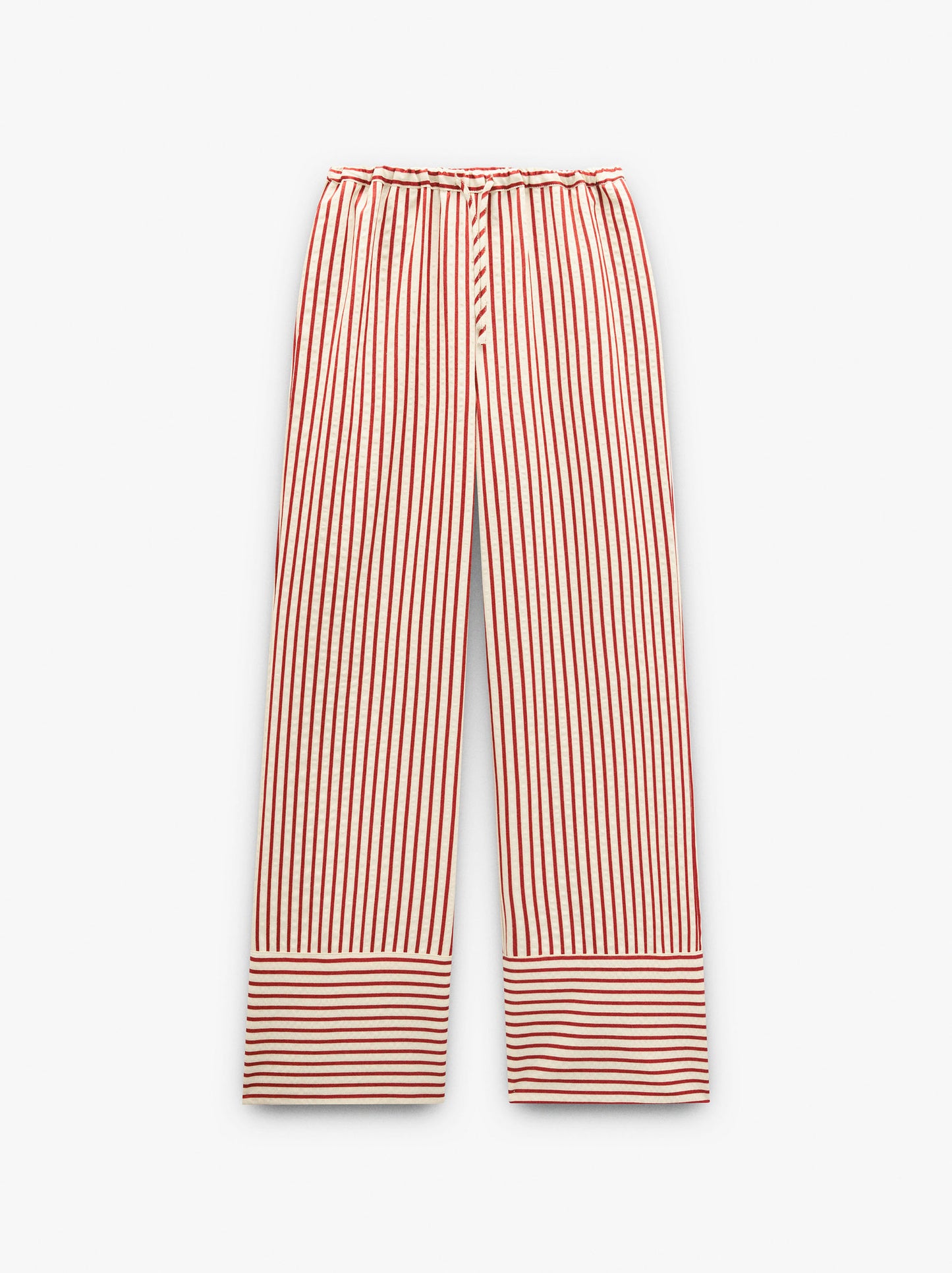 Straight Trousers With Stripes