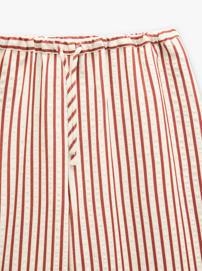 Straight Trousers With Stripes