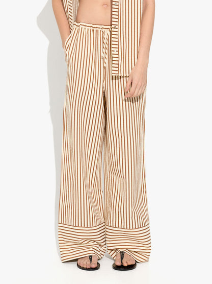 Straight Trousers With Stripes