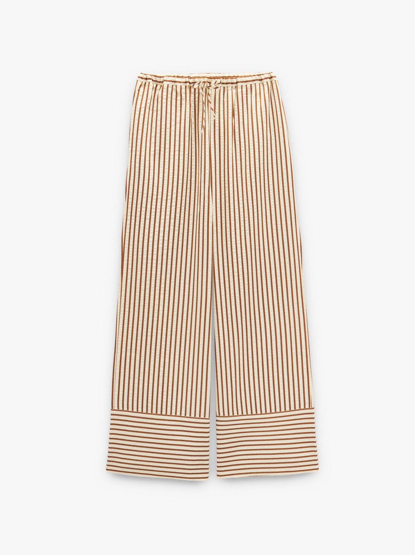 Straight Trousers With Stripes