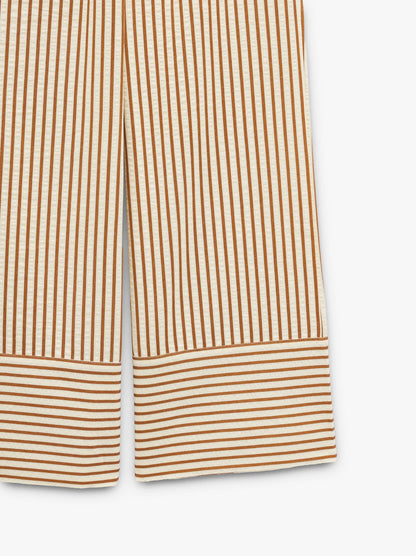 Straight Trousers With Stripes