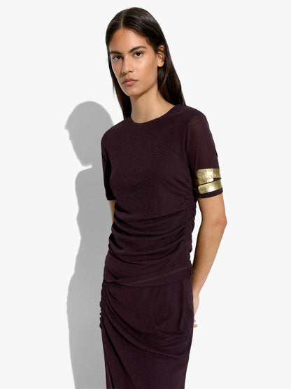 Plain Blouse With Gathers