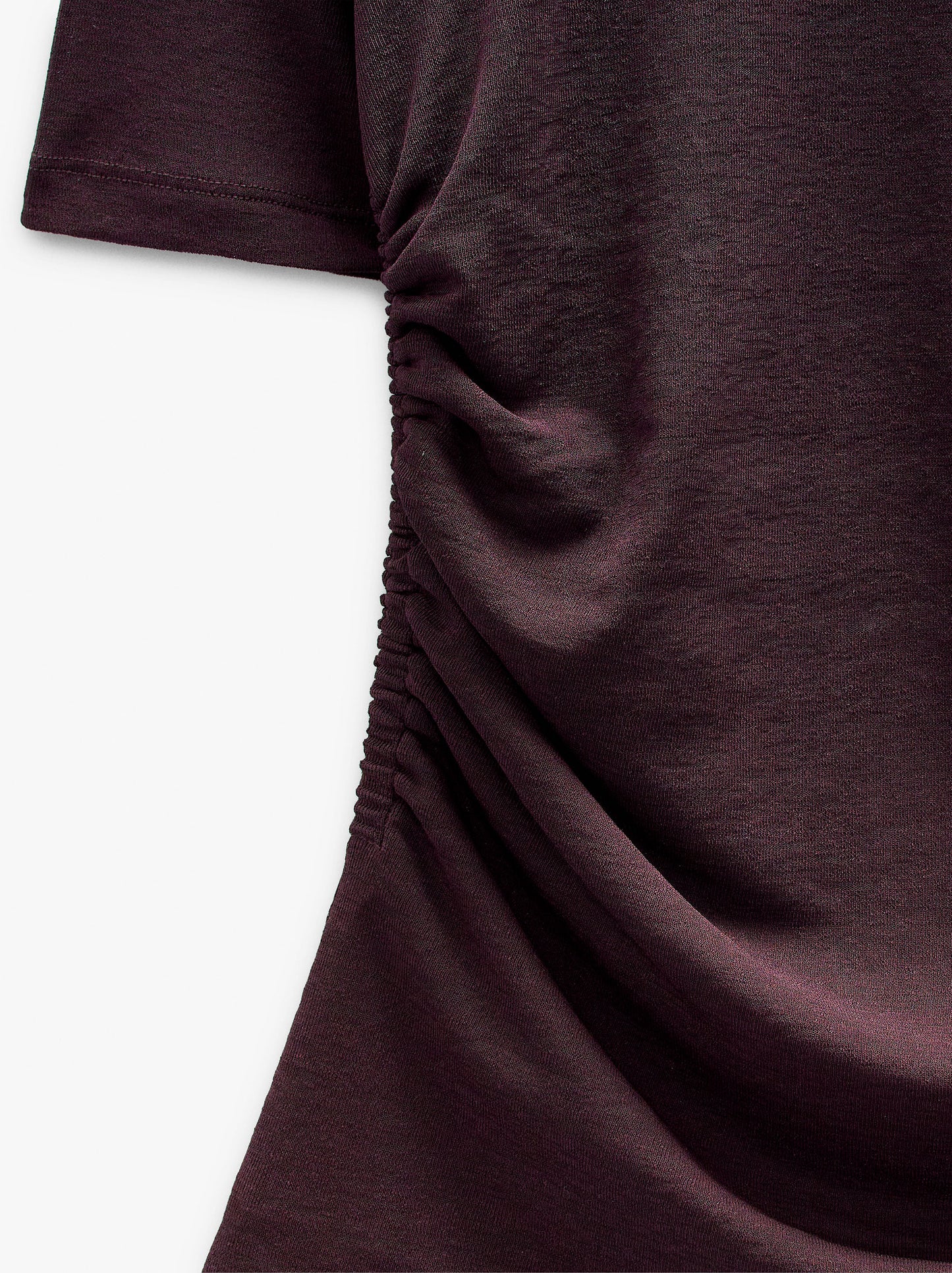 Plain Blouse With Gathers