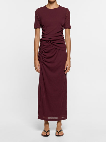 Plain Blouse With Gathers