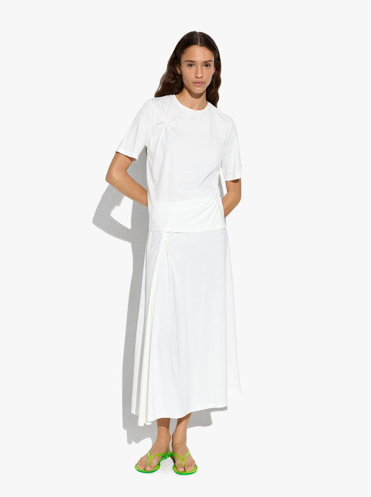 Midi Skirt With Ruched