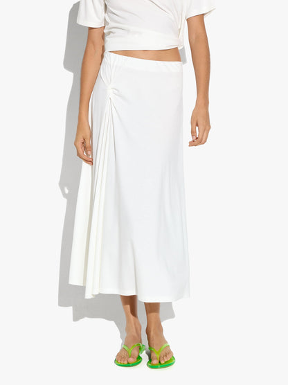 Midi Skirt With Ruched
