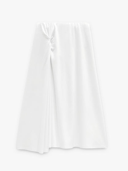 Midi Skirt With Ruched