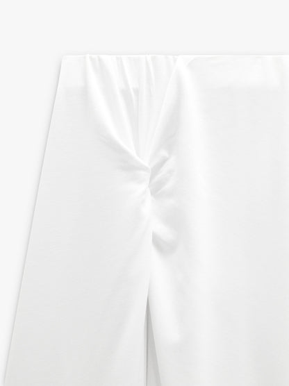 Midi Skirt With Ruched