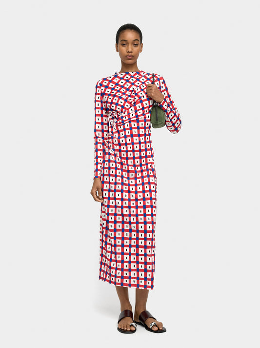 Dress With Draped Squares