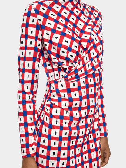 Dress With Draped Squares
