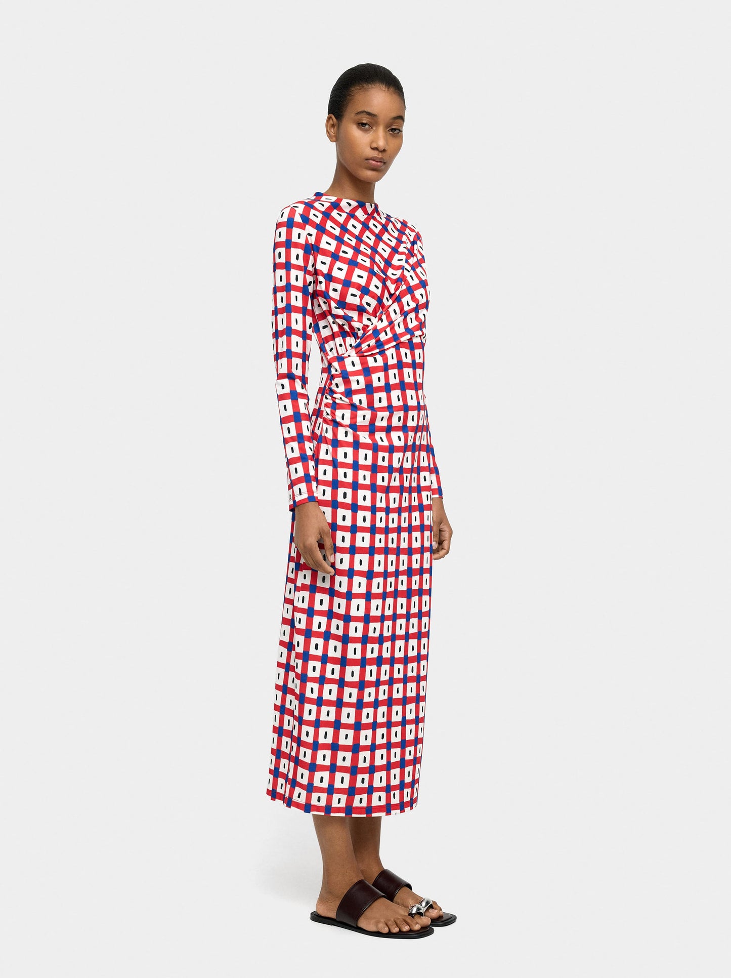 Dress With Draped Squares