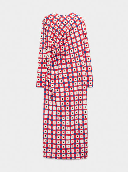 Dress With Draped Squares