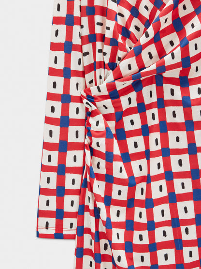 Dress With Draped Squares