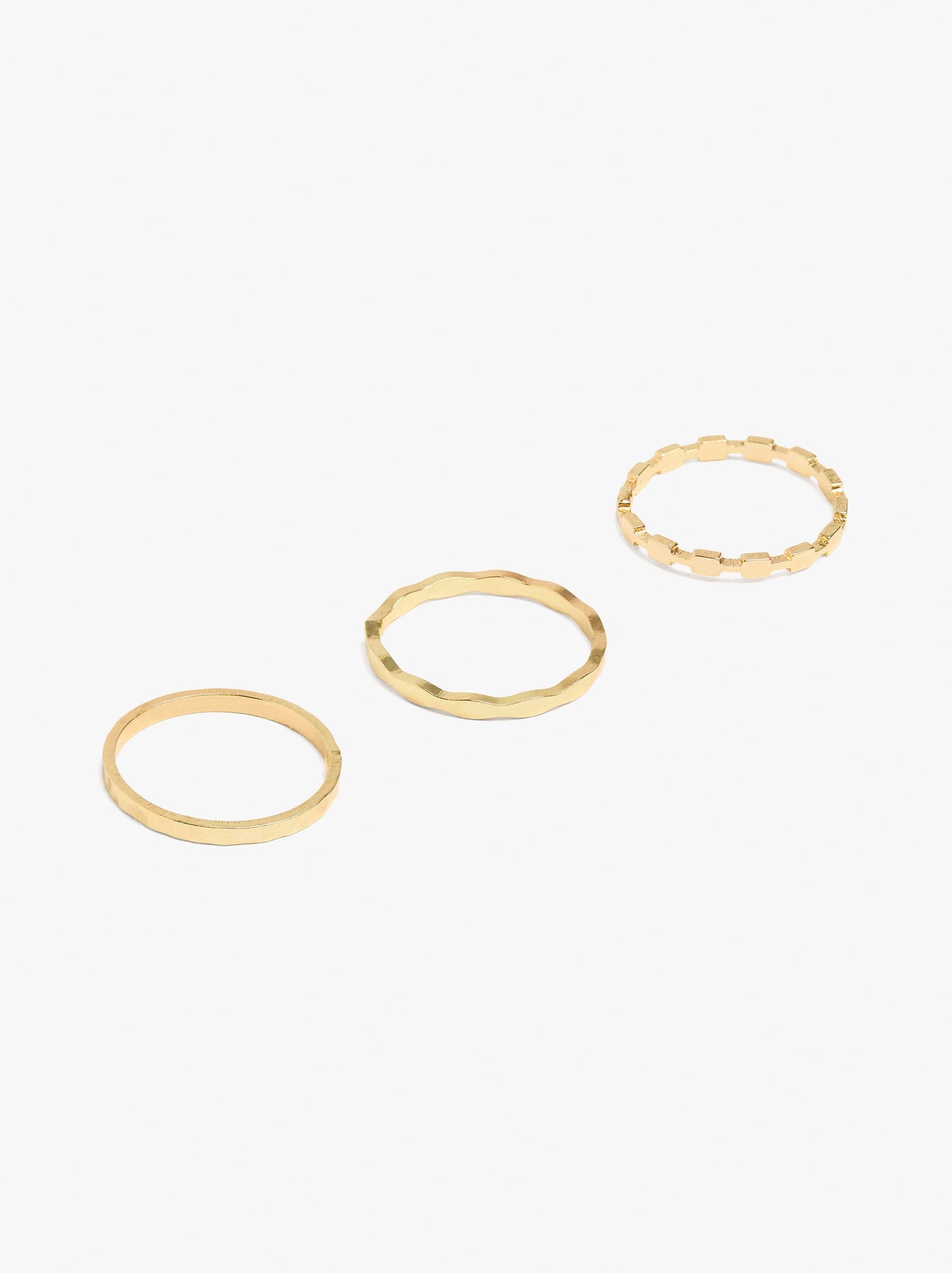 Set Of Rings With Waves