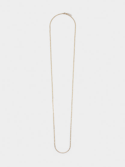 Long Necklace With Cylindrical Beads